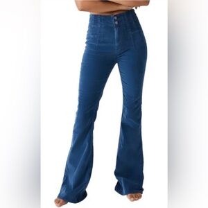 We The Free Jayde corduroy, flares, no back pockets